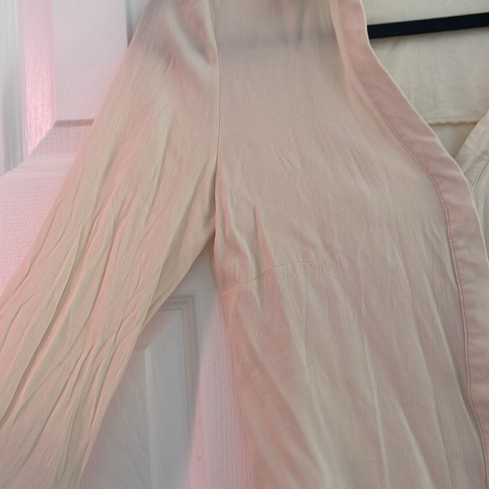 Mango Size 4 Cream Button Up Y2k 90s - image 2